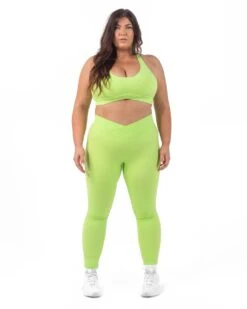 Elite Eleven Cross Over Leggings - Lime -Elite Eleven 165A2907