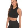 Elite Eleven Accent Zip Bra - Black -Elite Eleven ACCENTBRA 2of9