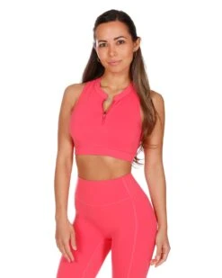 Elite Eleven Accent Zip Bra - Sherbet -Elite Eleven AR.EE1 12of65