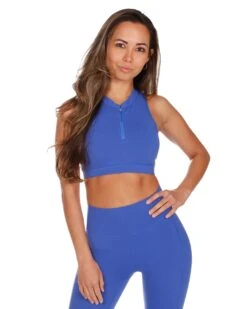 Elite Eleven Accent Zip Bra - Azure -Elite Eleven AR.EE1 21of65