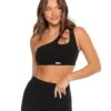 Elite Eleven Asymmetric Bra - Black -Elite Eleven AURA.SF 4