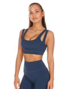Elite Eleven Dual Strap Bra - Navy -Elite Eleven AURA1 171