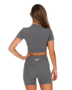 Elite Eleven Aura Zip Tee - Cloud Grey -Elite Eleven AURA1 291