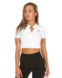 Elite Eleven Aura Zip Tee - White