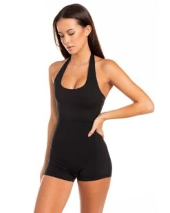 Elite Eleven Halter Unitard - Black 11 Elite Eleven Halter Unitard - Black -Elite Eleven BIGECOMDAYOCT45444