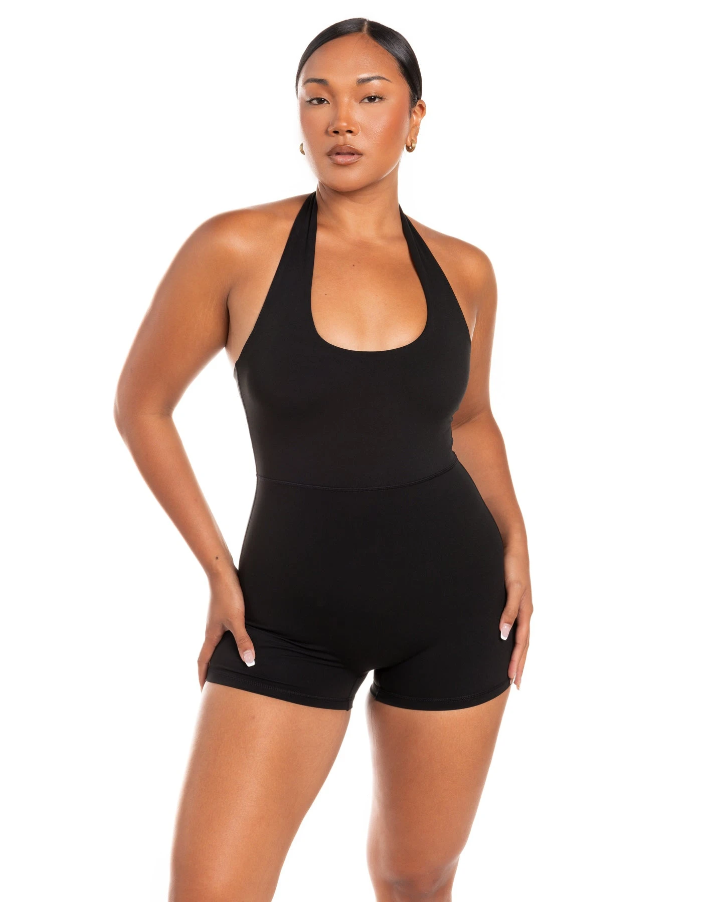 Elite Eleven Halter Unitard - Black 3 Elite Eleven Halter Unitard - Black