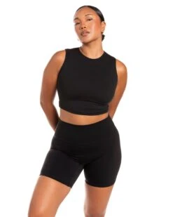 Elite Eleven Aura Boxy Tank - Black -Elite Eleven BIGECOMDAYOCT45838