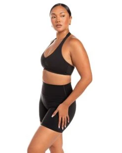 Elite Eleven Halter Scrunch Bra - Black 11 Elite Eleven Halter Scrunch Bra - Black -Elite Eleven BIGECOMDAYOCT46287