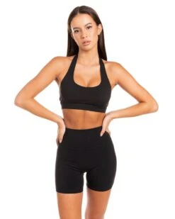 Elite Eleven Halter Bra - Black -Elite Eleven BIGECOMDAYOCT46400