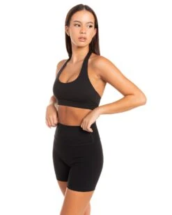 Elite Eleven Halter Bra - Black -Elite Eleven BIGECOMDAYOCT46405