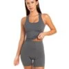 Elite Eleven Aura Racer Tank - Cloud Grey -Elite Eleven BIGECOMDAYOCT46953