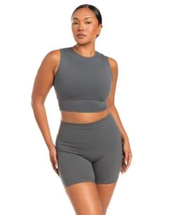 Elite Eleven Aura Boxy Tank - Cloud Grey -Elite Eleven BIGECOMDAYOCT47012