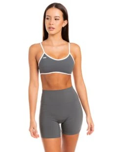 Elite Eleven Micro Contrast Bra - Cloud Grey