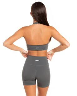 Elite Eleven Halter Scrunch Bra - Cloud Grey 13 Elite Eleven Halter Scrunch Bra - Cloud Grey -Elite Eleven BIGECOMDAYOCT47405