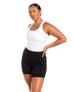 Elite Eleven Aura Racer Tank - White -Elite Eleven BIGECOMDAYOCT47921