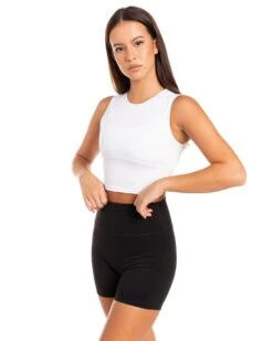 Elite Eleven Aura Boxy Tank - White -Elite Eleven BIGECOMDAYOCT47977