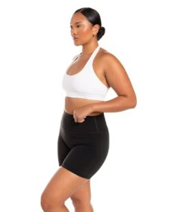 Elite Eleven Halter Bra - White -Elite Eleven BIGECOMDAYOCT481572