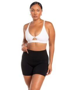 Elite Eleven Micro Twist Bra - White