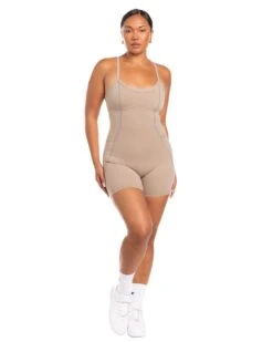 Elite Eleven Contour Unitard - Vintage Khaki -Elite Eleven BIGECOMDAYOCT48525