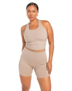 Elite Eleven Aura Racer Tank - Vintage Khaki 10 Elite Eleven Aura Racer Tank - Vintage Khaki -Elite Eleven BIGECOMDAYOCT49009