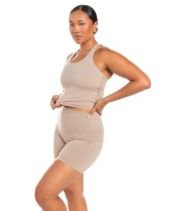 Elite Eleven Aura Racer Tank - Vintage Khaki 11 Elite Eleven Aura Racer Tank - Vintage Khaki -Elite Eleven BIGECOMDAYOCT49015