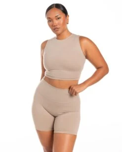 Elite Eleven Aura Boxy Tank - Vintage Khaki 10 Elite Eleven Aura Boxy Tank - Vintage Khaki -Elite Eleven BIGECOMDAYOCT49095