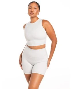 Elite Eleven Aura Boxy Tank - Moonlight Grey -Elite Eleven BIGECOMDAYOCT49774