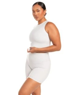 Elite Eleven Aura Boxy Tank - Moonlight Grey -Elite Eleven BIGECOMDAYOCT49778