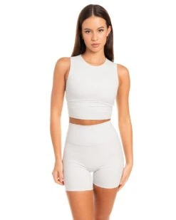 Elite Eleven Aura Boxy Tank - Moonlight Grey -Elite Eleven BIGECOMDAYOCT49814