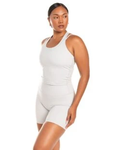 Elite Eleven Aura Racer Tank - Moonlight Grey -Elite Eleven BIGECOMDAYOCT49858