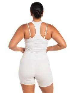 Elite Eleven Aura Racer Tank - Moonlight Grey -Elite Eleven BIGECOMDAYOCT49861