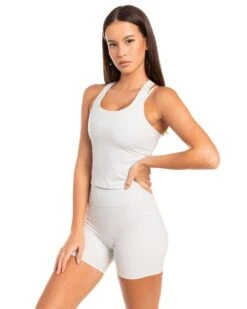 Elite Eleven Aura Racer Tank - Moonlight Grey -Elite Eleven BIGECOMDAYOCT49906