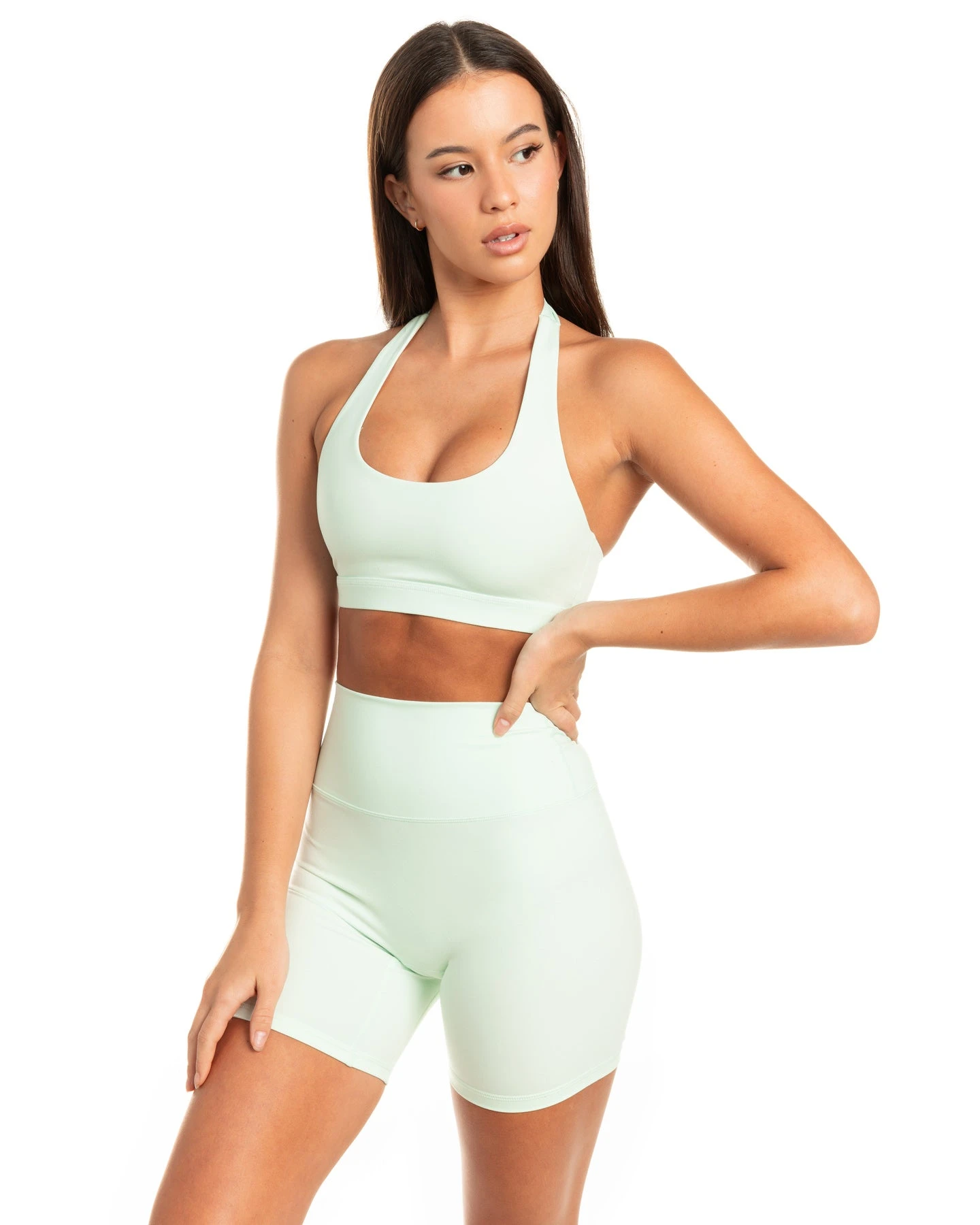 Elite Eleven Halter Bra - Soft Jade 6 Elite Eleven Halter Bra - Soft Jade - Image 4