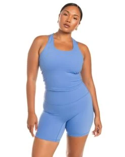 Elite Eleven Aura Racer Tank - Powder Blue -Elite Eleven BIGECOMDAYOCT51418