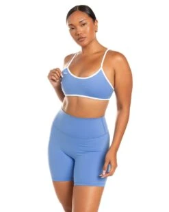 Elite Eleven Micro Contrast Bra - Powder Blue -Elite Eleven BIGECOMDAYOCT51636