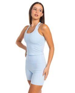 Elite Eleven Aura Racer Tank - Sky Blue -Elite Eleven BIGECOMDAYOCT51978