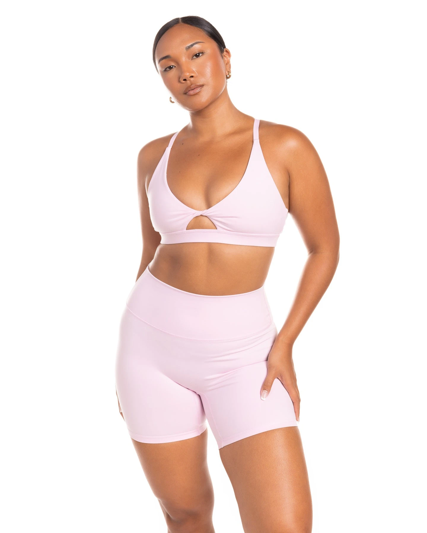 Elite Eleven Micro Twist Bra - Blush Pink 3 Elite Eleven Micro Twist Bra - Blush Pink