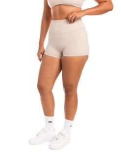 Elite Eleven Aura SF Micro Shorts - Oat Latte -Elite Eleven BIGECOMDAYOCT52955