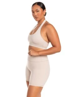 Elite Eleven Halter Bra - Oat Latte -Elite Eleven BIGECOMDAYOCT53179