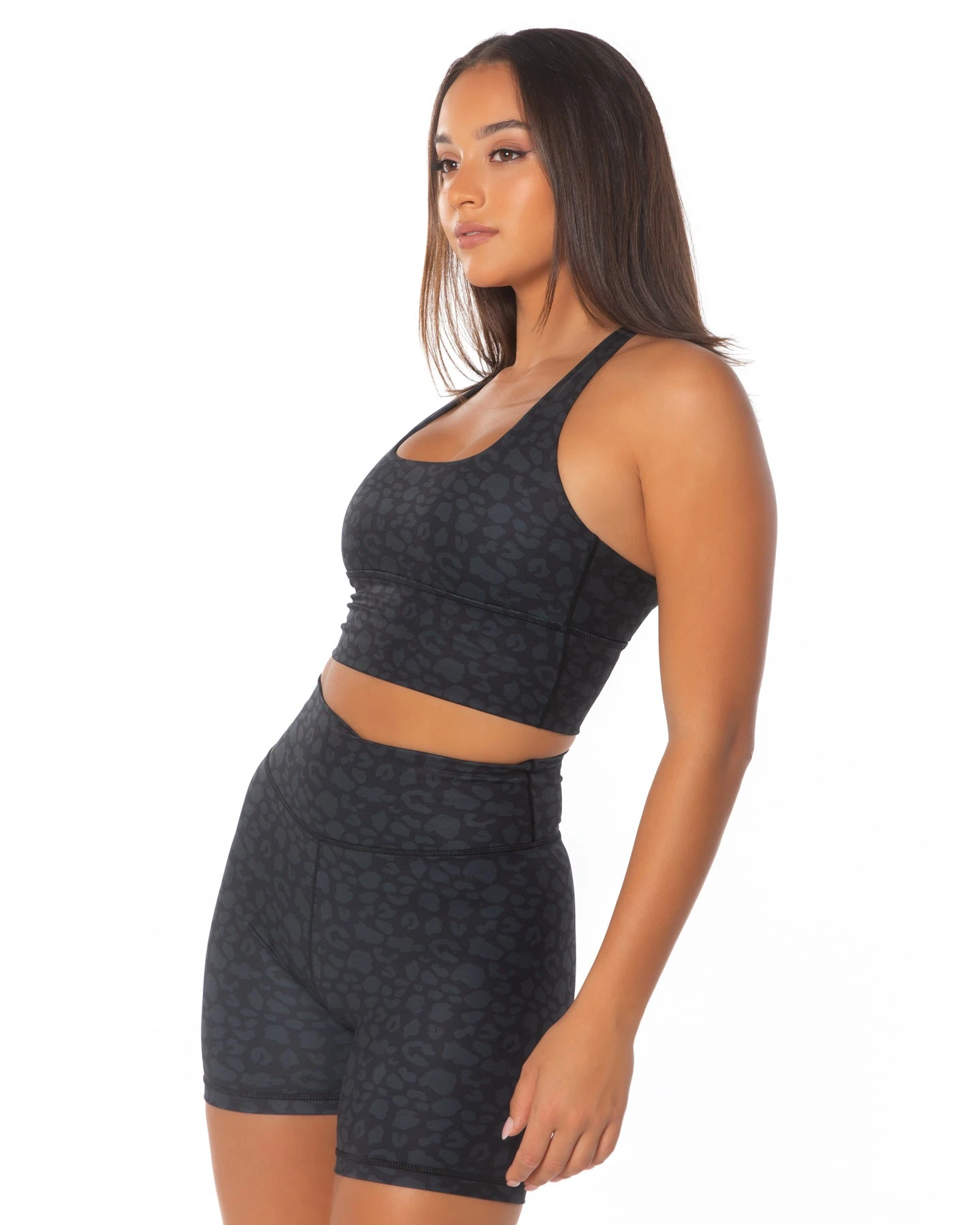 Elite Eleven EE Square Neck Bra - Black Leopard 5 Elite Eleven EE Square Neck Bra - Black Leopard - Image 3