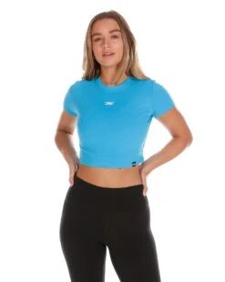 Elite Eleven Elite Crop Tee - Electric Blue