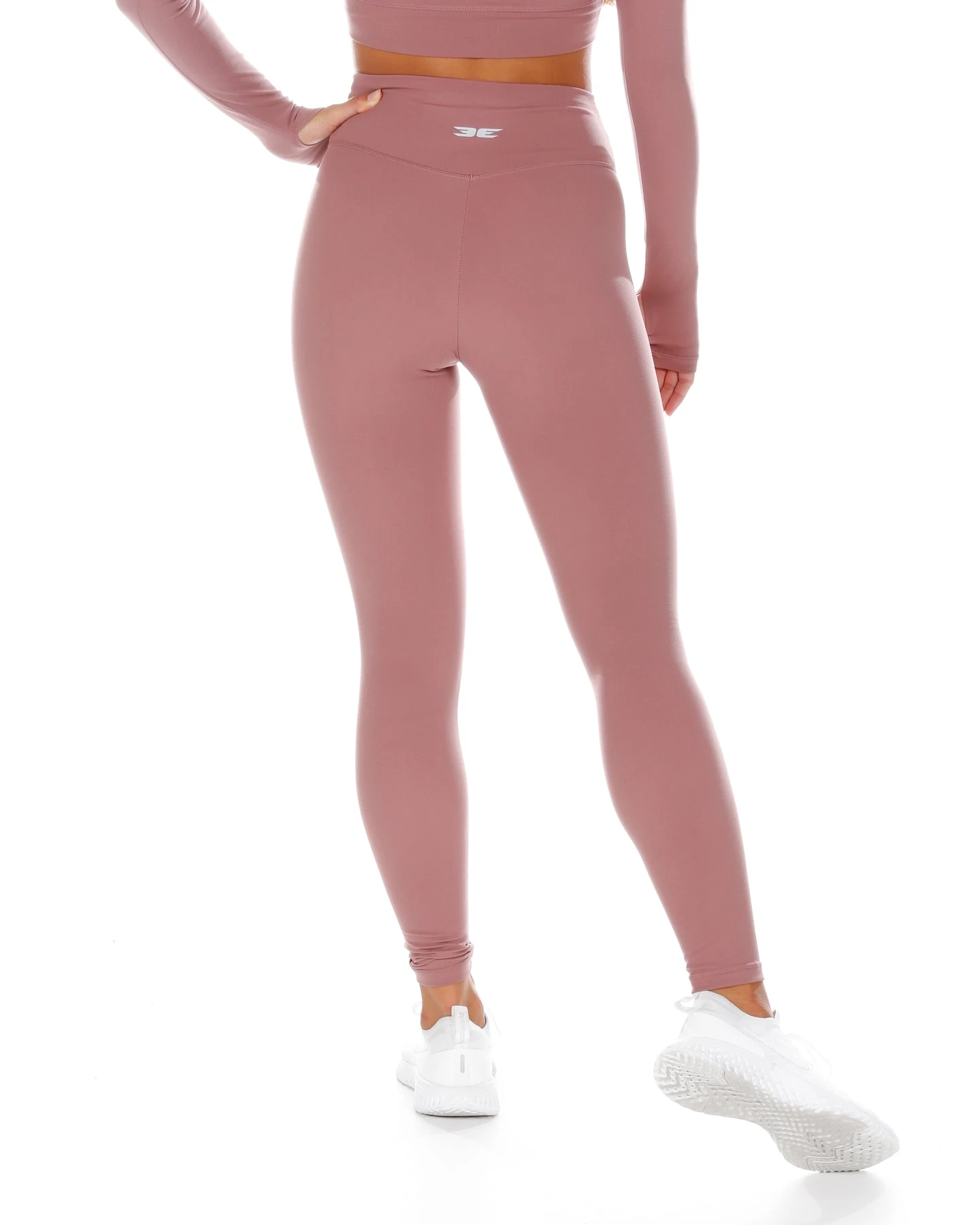 Elite Eleven Cross Over Leggings - Soft Rose 6 Elite Eleven Cross Over Leggings - Soft Rose - Image 4