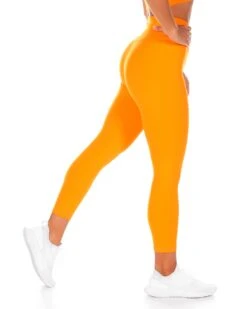 Elite Eleven 7/8 Cross Over Leggings - Bright Orange -Elite Eleven CROSS.SUM .1 180of197
