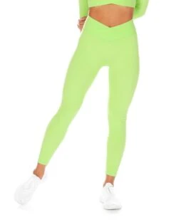 Elite Eleven Cross Over Leggings - Lime -Elite Eleven CROSS.SUM .1 81of197