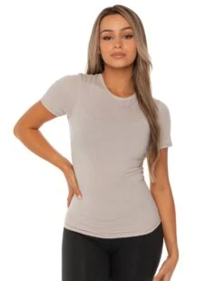 Elite Eleven Charm Tee - Taupe -Elite Eleven Cargoecom 30244