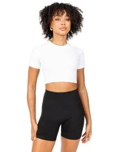 Elite Eleven Aura Crop Tee - White