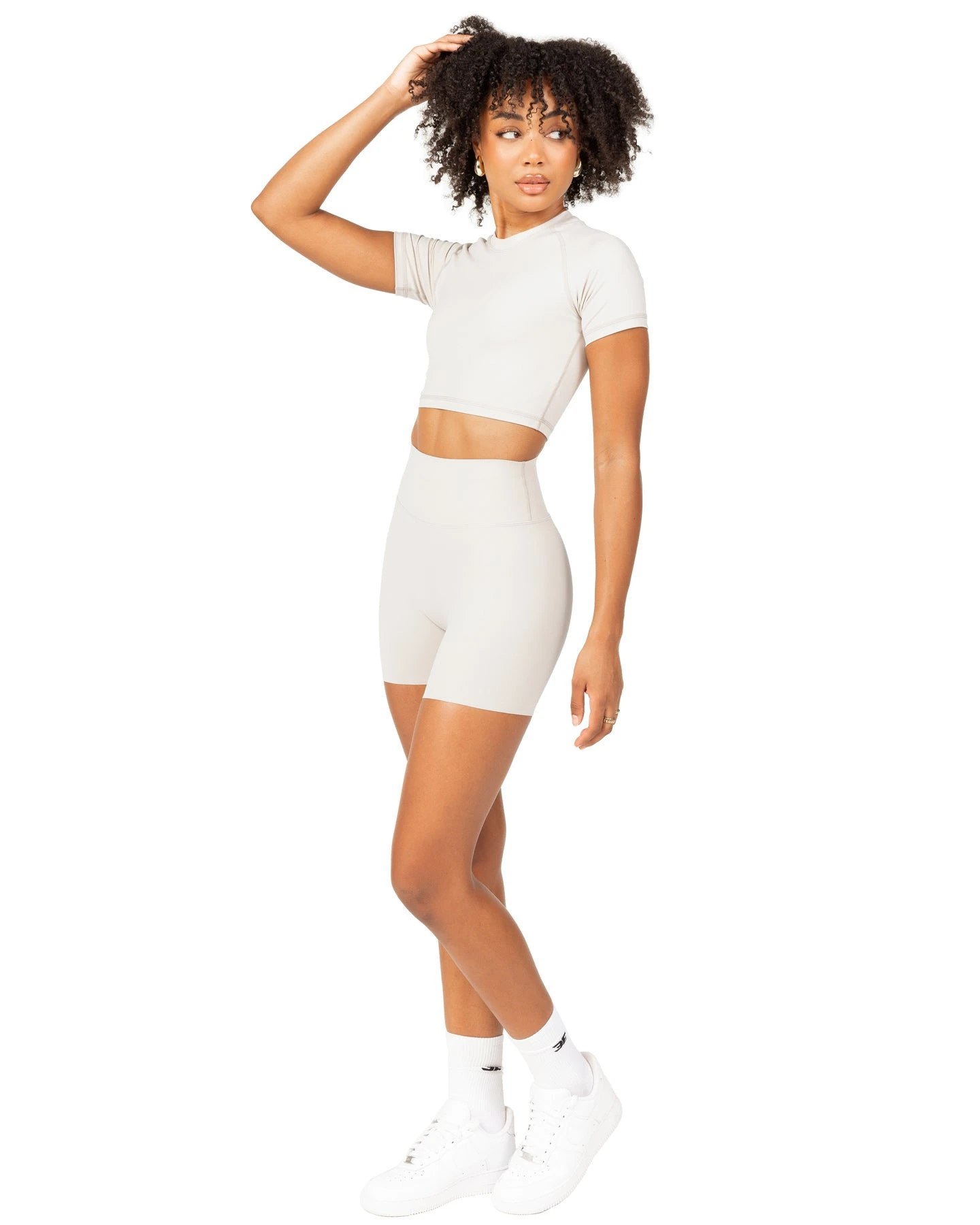 Elite Eleven Aura Bonded Shorts - Oat Latte 6 Elite Eleven Aura Bonded Shorts - Oat Latte - Image 4