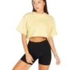 Elite Eleven Women's Classic Cropped Tee - Soft Yellow 1 Elite Eleven Women's Classic Cropped Tee - Soft Yellow -Elite Eleven ECOMNOV54038