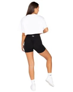 Elite Eleven Women's Classic Cropped Tee - White -Elite Eleven ECOMNOV54230