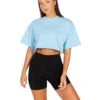 Elite Eleven Women's Classic Cropped Tee - Sky Blue